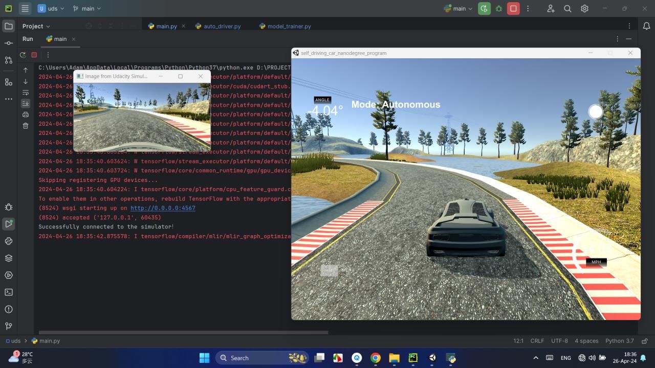 Udacity Driverless System awtonom sürüş taslamasynyň görnüş suraty